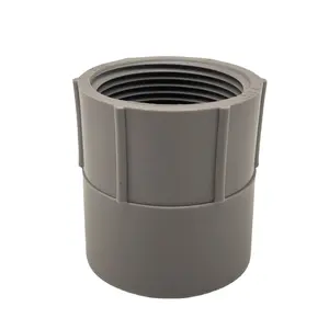 Non-Metallic PVC Fittings 1" Electrical Threaded Female Adapter Pipe Fittings Conduit Fittings Listed