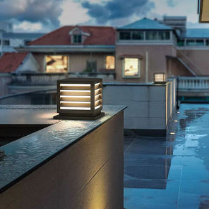 โคมไฟ LED กันน้ำ IP65สำหรับสวนเสา E27กลางแจ้งรั้วภูมิทัศน์สำหรับประตูลานโคมไฟเสากันแดด - Product Image 5