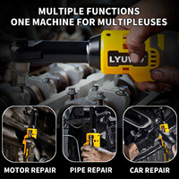 Clé à cliquet sans fil LYUWO, 75 Nm de couple maximal, 4 modes de transmission, pour mécaniciens, serrage de boulons, travaux en espace restreint