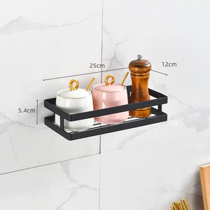 Organisateur de cuisine Support mural en acier inoxydable <span class=keywords><strong>Étagère</strong></span> de rangement pour pots à épices <span class=keywords><strong>Étagère</strong></span>s pour armoires Gadgets de cuisine - Product Image 4