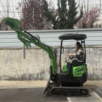 Mini-excavatrice personnalisée de 1 tonne, 2 tonnes, Euro5, mini-pelle, livraison gratuite, micro-excavatrice, moteur Kubota, mini-excavatrices de jardin à vendre