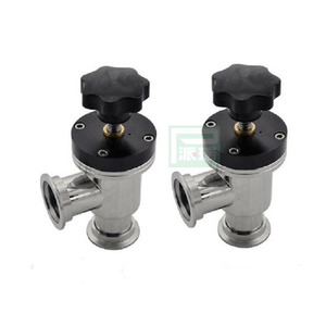Válvula Angular Manual de Acero Inoxidable KF10 50 con Brida para Gas a Temperatura Normal, Aplicación General - Product Image 3