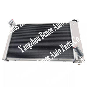 Radiateur 4 rangs en aluminium pour Pontiac Le-Mans / Tempest / <span class=keywords><strong>GTO</strong></span> 1965-1967 5.3L V8 - Product Image 3