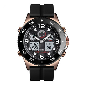 Nuevo Reloj de Cuarzo SKMEI 1538 de 2019, <span class=keywords><strong>Relojes</strong></span> Analógicos Digitales de Acero Inoxidable para Hombre - Product Image 4