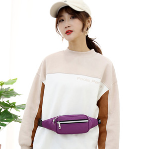 Sac de taille de Sport pour homme et femme, Logo personnalisé, sac banane de voyage, pochette de poitrine pour téléphone, sacs de taille d'oreiller - Product Image 2