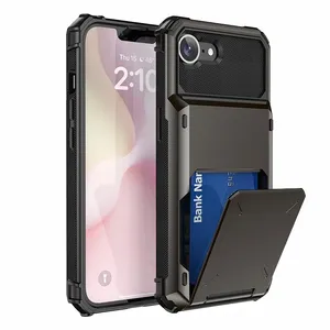 Funda Protectora CHAOYIDIAN 2 en 1 con Ranuras para Tarjetas, Resistente a Impactos, para <span class=keywords><strong>iPhone</strong></span> 17E/17 Pro Max/16/15/14 Plus/<span class=keywords><strong>13</strong></span>/12 - Product Image 4