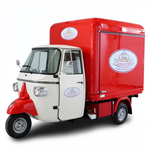 Chariot de cuisine mobile à prix abordable en Chine, Tuk Tuk, chariot alimentaire, tricycle électrique, camion de nourriture, Piaggio Ape - Product Image 2