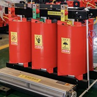 Transformateur sec de type SCB14 à enroulement en aluminium, 3 phases, 10 kV, 1000 kVA, résine époxy, refroidissement par air, taille compacte, pour campus scolaire