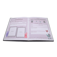 Journal de grossesse personnalisable de haute qualité, écologique, avec couverture rigide, reliure parfaite, pelliculage et impression de logo