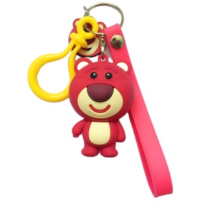 Wholesale PVC Figure Keychain 3D Character Cartoon Anime Keychain