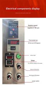 Machine de mélange automatique tout-en-un pour usage commercial, avec fonction de cuve à double enveloppe pour la cuisson des plats chauds, le sautage des aliments et la cuisson du sucre - Product Image 2