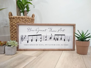 Amazing Grace Sign Music <span class=keywords><strong>Notes</strong></span> Grand panneau en bois Christian Sonwall Home <span class=keywords><strong>Deco</strong></span> Panneau en bois - Product Image 6