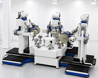 Machine de polissage automatique CNC pour le matériel de robinet de moyeu de roue de voiture en aluminium avec pompe à roulement à engrenages coordonnée automatique