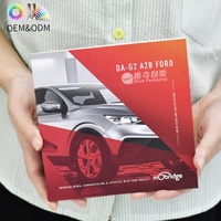 Brochure automobile personnalisée Papier couché imprimé avec couverture plastifiée mate pour catalogue de pièces et accessoires automobiles