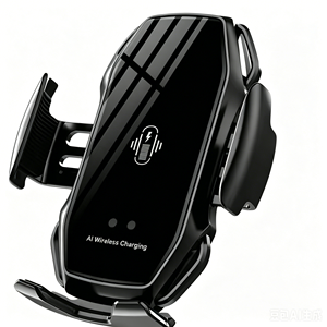 Support de téléphone inductif pour <span class=keywords><strong>voiture</strong></span> compatible avec les chargeurs sans fil Apple, Android et <span class=keywords><strong>Huawei</strong></span>, support de navigation monté sur le véhicule - Product Image 5