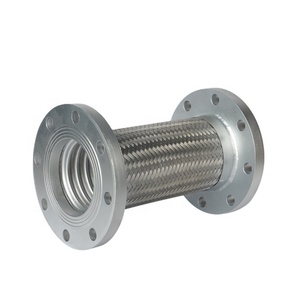 Tuyau métallique tressé <span class=keywords><strong>sur</strong></span> <span class=keywords><strong>mesure</strong></span> en acier inoxydable 304 GB, diamètre 25 mm, tube <span class=keywords><strong>flexible</strong></span> de 15 mm, style à bride, traitement de pliage par soudure spirale - Product Image 3