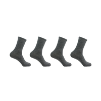 Vente en gros de chaussettes de sport grises personnalisées pour hommes Qualité supérieure et très confortable Couleur tricotée solide