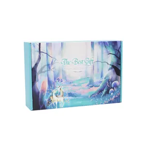 Bán buôn 4C bù đắp in ấn gấp sóng Board vận chuyển hộp UV lớp phủ & dập nổi cho drinkware & gửi thư - Product Image 1