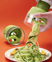 Coupe-légumes et éplucheur 4-en-1 en acier inoxydable, facile à nettoyer, portatif