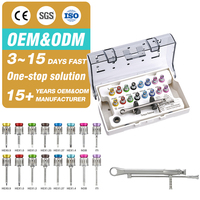 Kit chirurgical complet pour implants dentaires 420F, 16 modèles de tournevis autoclavables pour procédures d'implantation dentaire universelles