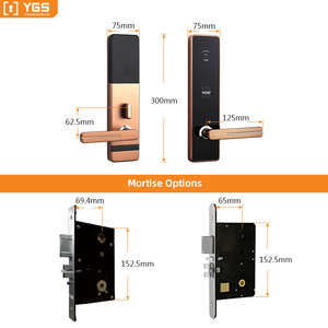 בטיחות גבוהה דיגיטלית חדשה הגיעה נגד גניבה מנעול בניין משרדים מנעול ידית דלת מנעול דלת כניסה מנעול חכם - Product Image 3