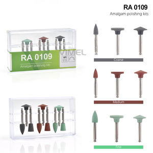 Kits de polissage <span class=keywords><strong>composite</strong></span> dentaire RA 2,35 mm Têtes de meulage en caoutchouc de silicone pour pièce à main à faible vitesse - Product Image 4