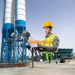 Centrale à béton mobile de Chine avec convoyeur à bande et élévateur, capacité de 60 m3/h, avec silo à ciment - Product Image 1