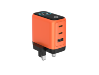 Pengisi Daya GaN AI 100W 2C1A Layar Warna TFT Tampilan Daya Waktu Nyata Pengisian Otomatis Cerdas Perlindungan Pengisian Berlebih AVS UFCS