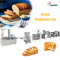 Machine à faire des toasts industrielle Shanghai Bakenati BNT-209, nouvelle, facile à utiliser, écran tactile, ligne de production de pain automatique