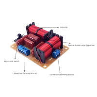 Professionnel 2 voies aigus basse haut-parleur filtre diviseur de fréquence Hi-fi Audio passif croisé 2 voies réseau 100W WEAH 237