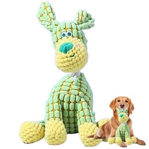 Fabrika Fiyatı Komik Eşek Evcil Hayvan Peluş Oyuncakları Köpekler İçin İnteraktif Diş Çıkarma Oyuncağı Ses Çıkaran Köpek Oyuncağı Toptan - Product Image 1