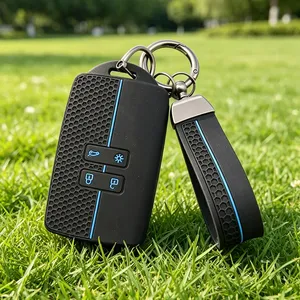 Housse de protection pour clé de voiture intelligente en silicone pour <span class=keywords><strong>Renault</strong></span> Captur Koleos Kadjar <span class=keywords><strong>Arkana</strong></span> Megane Dacia Duster Sandero Stepway - Product Image 3