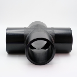 PE buttfusion HDPE phụ kiện nhựa 4 chiều giảm chéo với Xử lý bề mặt mịn nhưng phụ kiện nhiệt hạch - Product Image 6