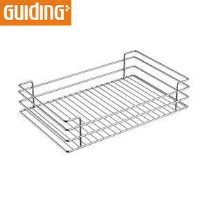 Blind Corner Pull Out Wire Basket Drawer Soft Closing Damper Kitchen Corner Pull Down Under Cabinet Wire Baskets - Product Image 3