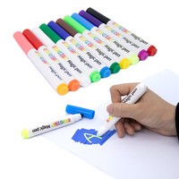 Lot de 24 stylos aquarelle lavables non toxiques pour enfants – Idéal pour le dessin, le croquis et les activités artistiques des tout-petits