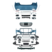 Kit carrosserie pour Classe S W223 2021+ – Amélioration au style Maybach : pare-chocs avant et arrière avec crochet de remorquage et clips – Pièces de rechange à clipser