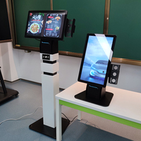 Precio al por Mayor, Se Acepta OEM, Pantalla Táctil Inteligente de 21.5 Pulgadas, Kiosco de Autoservicio para Restaurantes con Impresión y Escaneo