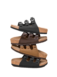 Sandalias de Corcho Unisex de Alta Calidad de Birkenstocks con Elegante Parte Superior de Cuero, Zapatos Casuales Ecológicos para Todas las Temporadas - Product Image 3