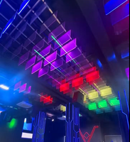 Panneau lumineux matriciel LED ABS transparent sur mesure, lumière de scène RGB/RGBW, contrôle DMX512