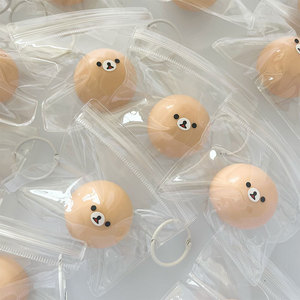 CHENXI Wholesale Kawaii Bear <b>Mochi</b> <b>Toys</b> Unisex Bags Pendant Birthday Gifts Mini Squishy Stress Relieving Fidget <b>Toys</b> - Product Image 2