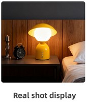 Lampe de table LED rechargeable colorée, lampe de bureau mignonne détachable DIY, lampe de chevet LED portable, lampe de nuit décorative
