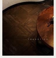 Carreaux de porcelaine pleine masse effet bois noir mat 600x1200 pour intérieur, décoratifs, pour balcon, cour, restaurant, magasin
