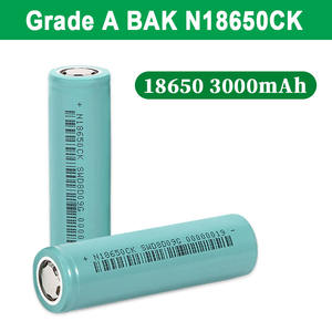 بطاريات <span class=keywords><strong>18650</strong></span> أصلية 100٪ طراز BAK N18650CK بسعة 3000 مللي أمبير في الساعة، 3C، 3.6 فولت، بطارية ليثيوم أيون قابلة لإعادة الشحن - Product Image 2