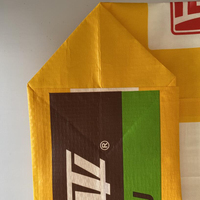 Option de client en plastique sac de ciment d'étanchéité et de poignée