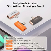 Unidad Flash USB 3.0/2.0 de Alta Velocidad de Metal, Admite Transferencia de Datos y Carga Simultánea, Unidad OTG para Teléfono Inteligente