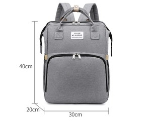 Sac à dos de maternité portable imperméable personnalisé, sac à dos de maternité de grande capacité, sac à dos à langer pliable pour bébé - Product Image 2