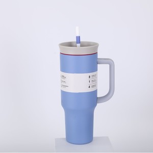 Nuevo Vaso Térmico Elegante con Aislamiento al Vacío <span class=keywords><strong>para</strong></span> Hombres y Mujeres, <span class=keywords><strong>de</strong></span> Acero Inoxidable 304, con Asa y Pajita, 40oz, <span class=keywords><strong>para</strong></span> Coche, Mantiene Frío - Product Image 6