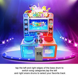 Máquina de videojuegos recreativos que funciona con monedas a <span class=keywords><strong>precio</strong></span> de fábrica, entretenimiento de batería de música para interiores, 1 año con efectos de sonido de batería - Product Image 4
