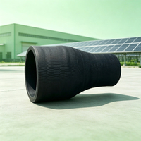 Tuyau en caoutchouc NR/EPDM haute résistance, flexible et élastique pour le transport de béton, l'entretien des infrastructures et l'utilisation industrielle (coupé sur mesure)
