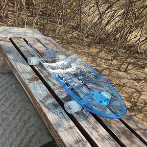 สเก็ตบอร์ด PCTG โปร่งใสทนทานและทนทานสำหรับผู้เริ่มต้นไม่กลัวการล้มโดยไม่มีการเกิดออกซิเดชัน - Product Image 2